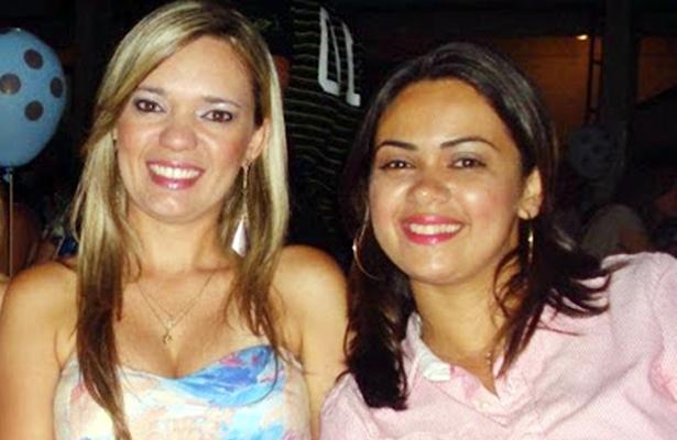 As duas jovens que foram assassinadas. A recepcionista Michele Domingos da Silva, 29 anos, e a professora Isabela Jussara Frazão Monteiro, 27,