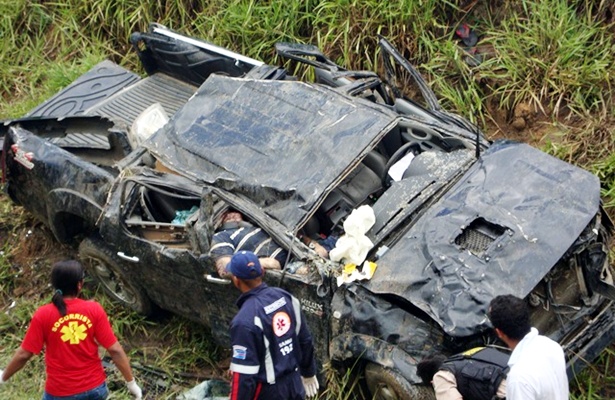 Luiz Jo&atilde;o Benacchio, que seguia de carona, morreu no local.