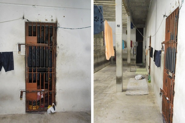 Carceragem da delegacia de Itabela.