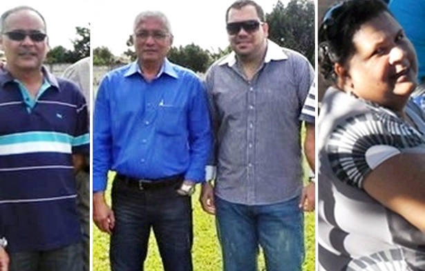 Da esquerda para a direita: Mauro S&eacute;rgio Seixas Pereira; Osvaldo Gomes Carib&eacute;, prefeito de Itabela; Rafael Martins Ribeiro e Ivana Gusm&atilde;o de Oliveira.